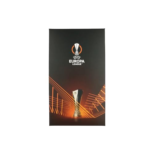 UEFA UEAF-EL-150-AP Europa League Replica – Copa de acrílico (150 mm), Unisex Adulto, Plata, 15 cm