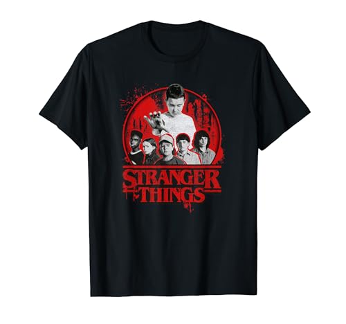 Stranger Things 4 Group Shot Growing Up Camiseta