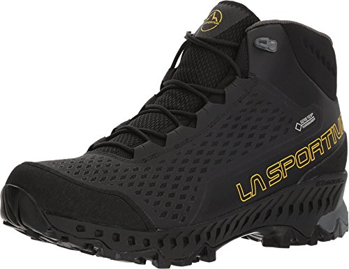 La Sportiva Stream GTX - Zapatillas de senderismo, color negro y amarillo, (Negro / Amarillo), 39.5 EU
