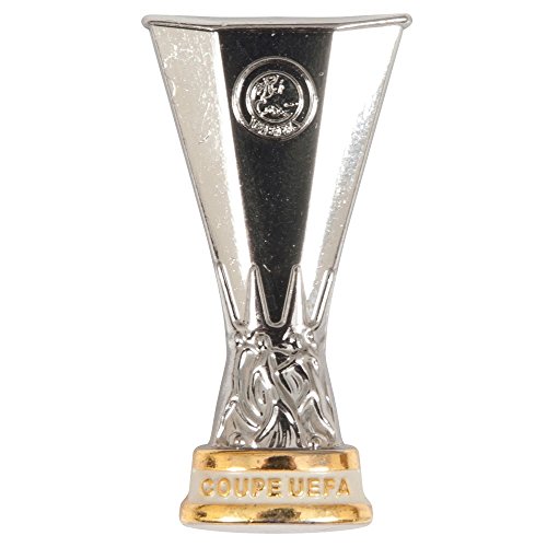 UEFA Europa League Pin Cup 2D, Unisex Adulto, Plata, 3,2cm