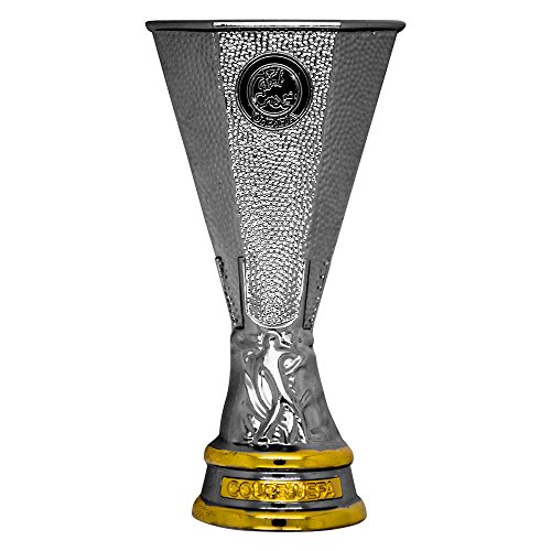 UEFA Europa League-Magnet 2D Pokal (70 Mm) Trofeo, Unisex Adulto, Plata